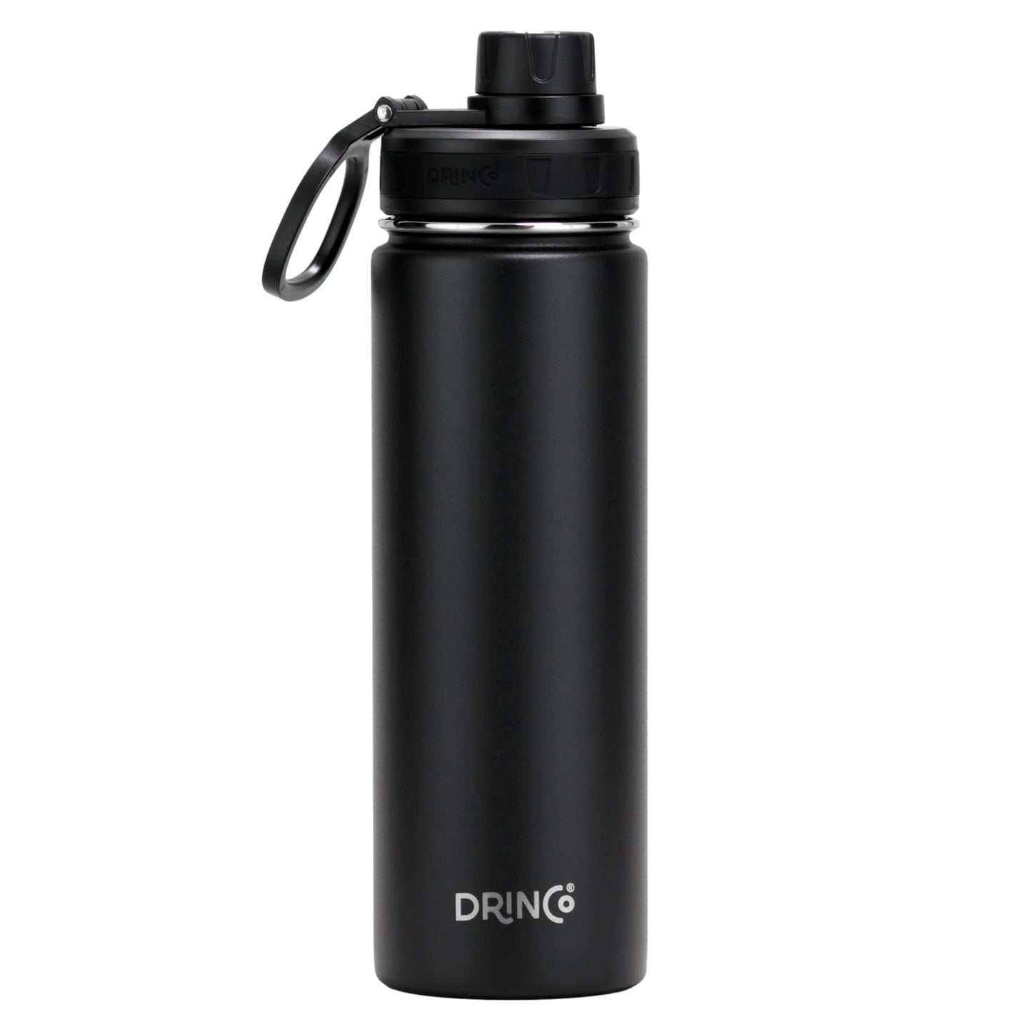 DRINCO 22 oz Insulated Stainless-Steel Water Bottle