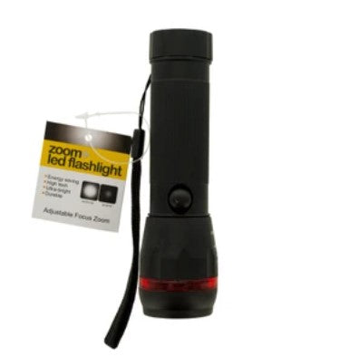 Adjustable-Zoom LED Emergency Flashlight