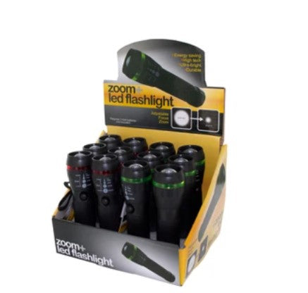 Adjustable-Zoom LED Emergency Flashlight